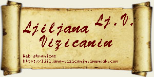 Ljiljana Vizićanin vizit kartica